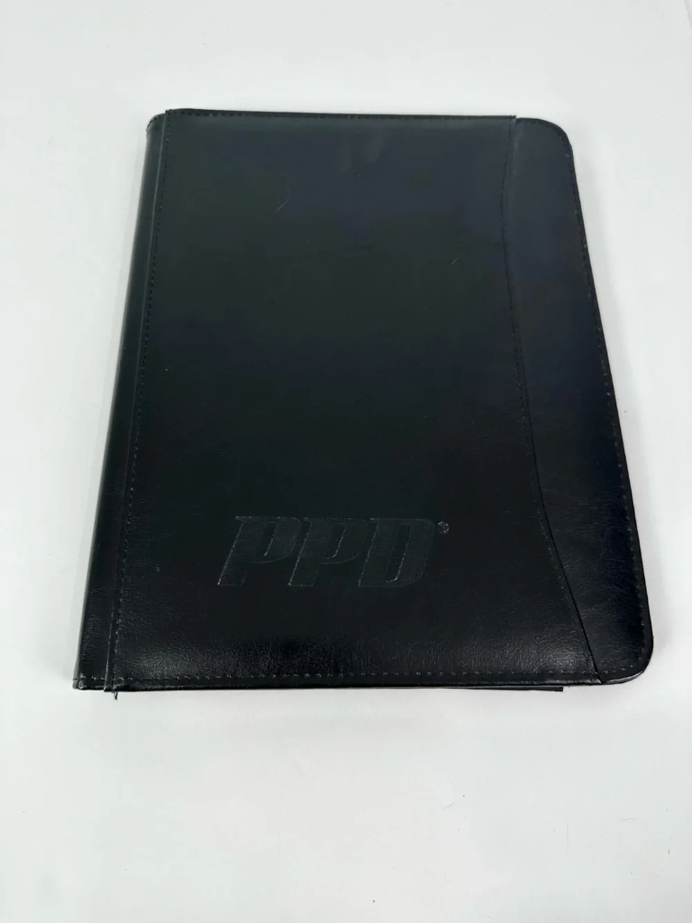 Leed's PPD Black Padfolio with Front Pocket, Legal Pad, & Inner Tablet Pocket